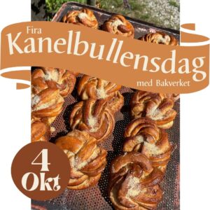 Kanelbulle 4 okt kl 8.30-10.00